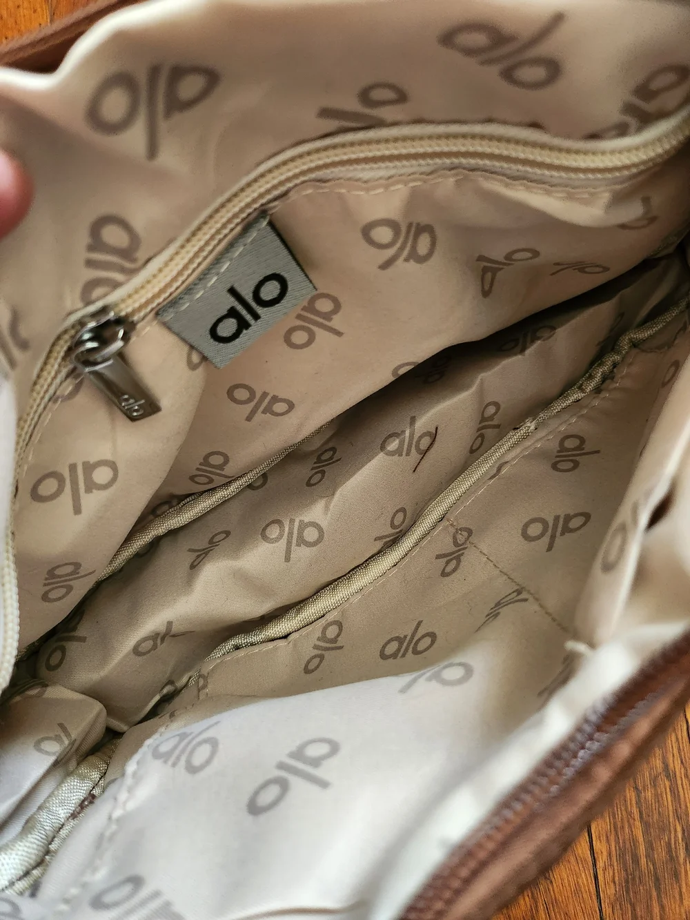AL0 Y0ga Small Brown Crossbody Shoulder Bag